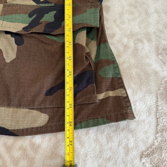 US Military Army Jacket Vintage Woodland Camouflage combat  Buttons XS- EUC - Picture 7 of 7